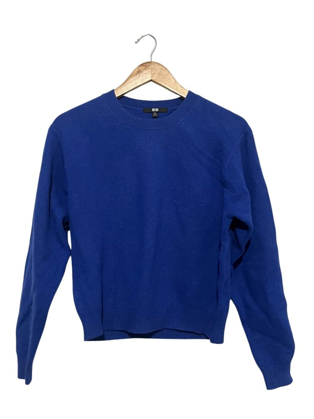 Uniqlo Wool Sweater XS Blue Crewneck
